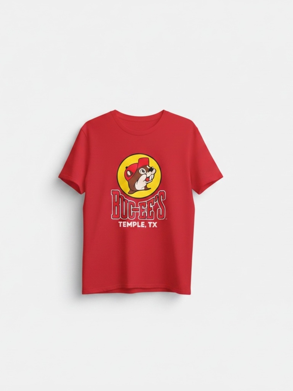 Red Graphic Men’s Buc-ee’s T‑Shirt, Size L